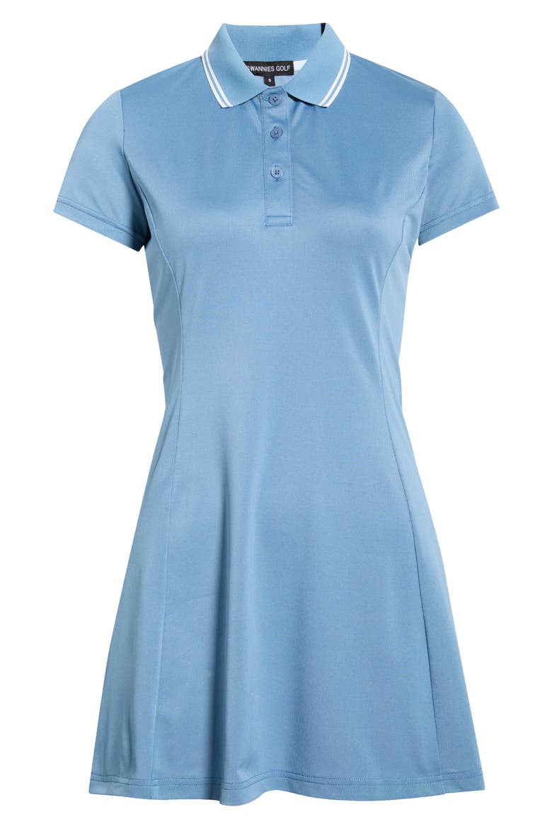 Mia Fit & Flare Dress, Alternate, color, BLUE SHADOW