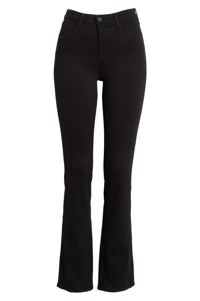 Oriana Straight Leg Jeans, Alternate, color, NOIR