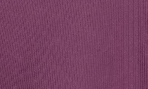Melrose And Market Ruffle Cap Sleeve Top In Purple