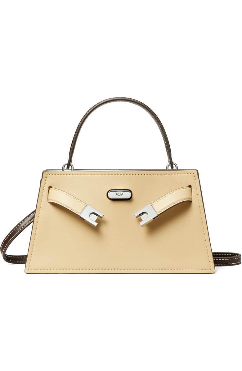 Tory Burch Petite Lee Radziwill Leather Double Bag, Main, color,