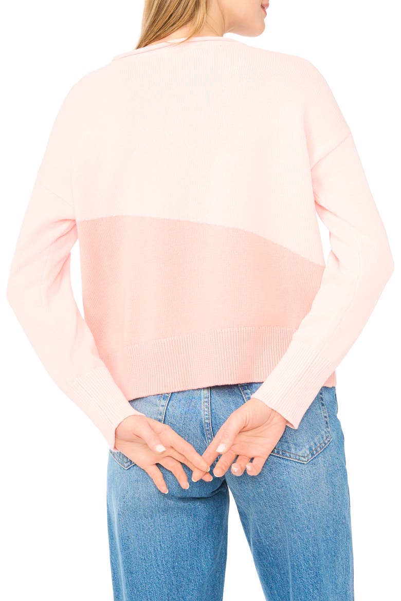 Roll Neck Sweater, Alternate, color, POINTE SHOES