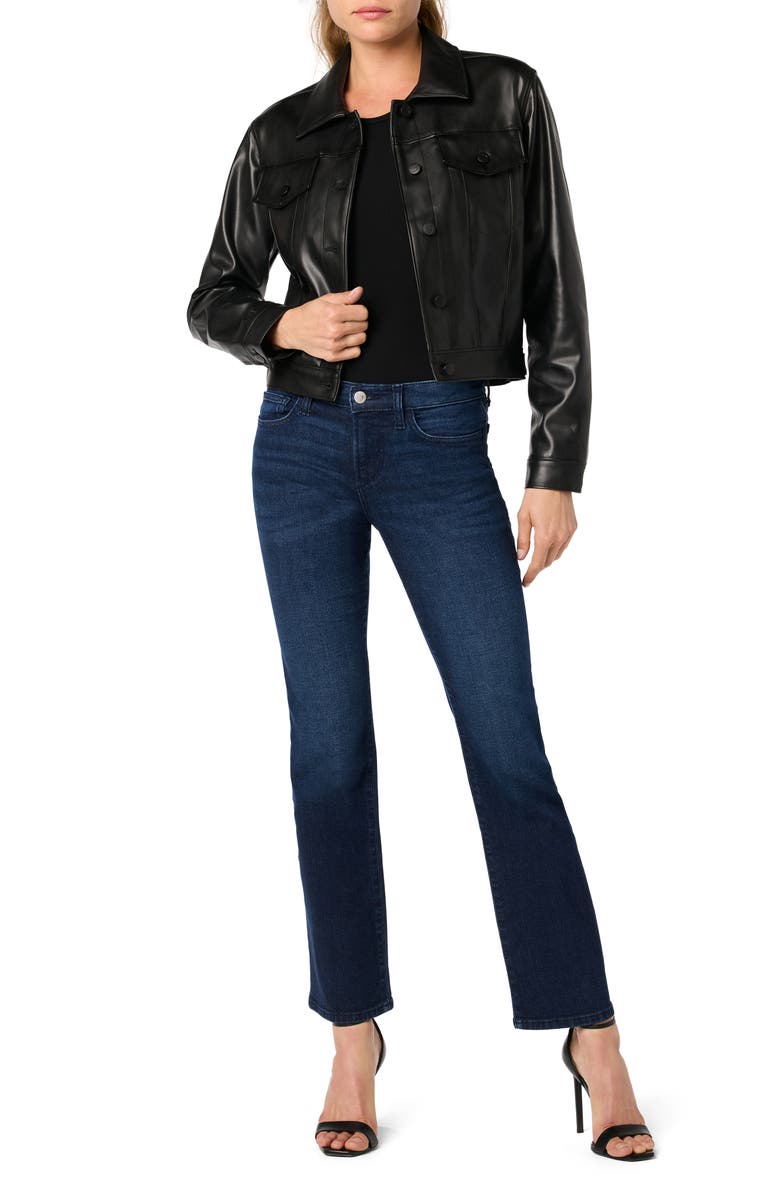 Joe's Crop Faux Leather Jacket, Alternate, color, 