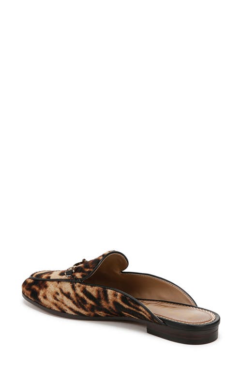 Sam Edelman Linnie Bit Mule Soft Silver In Brown Leopard
