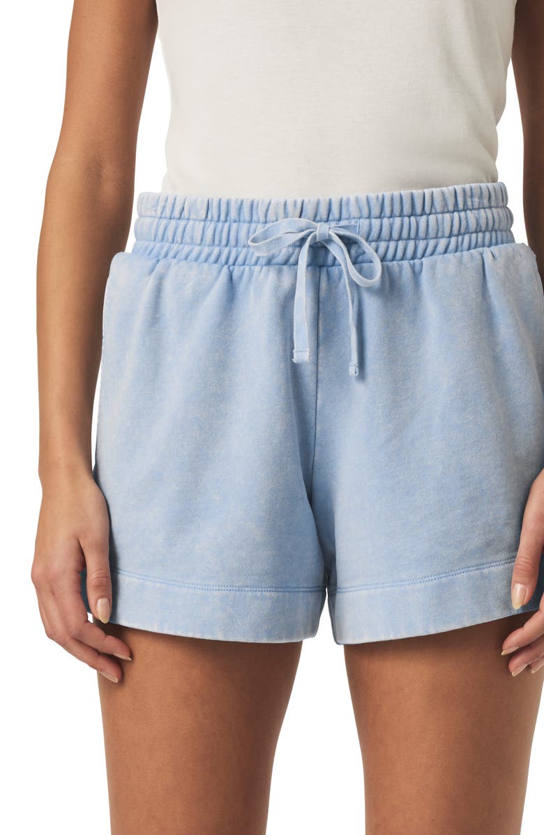 Splendid Terry Drawstring Shorts, Alternate, color, Steel Blue