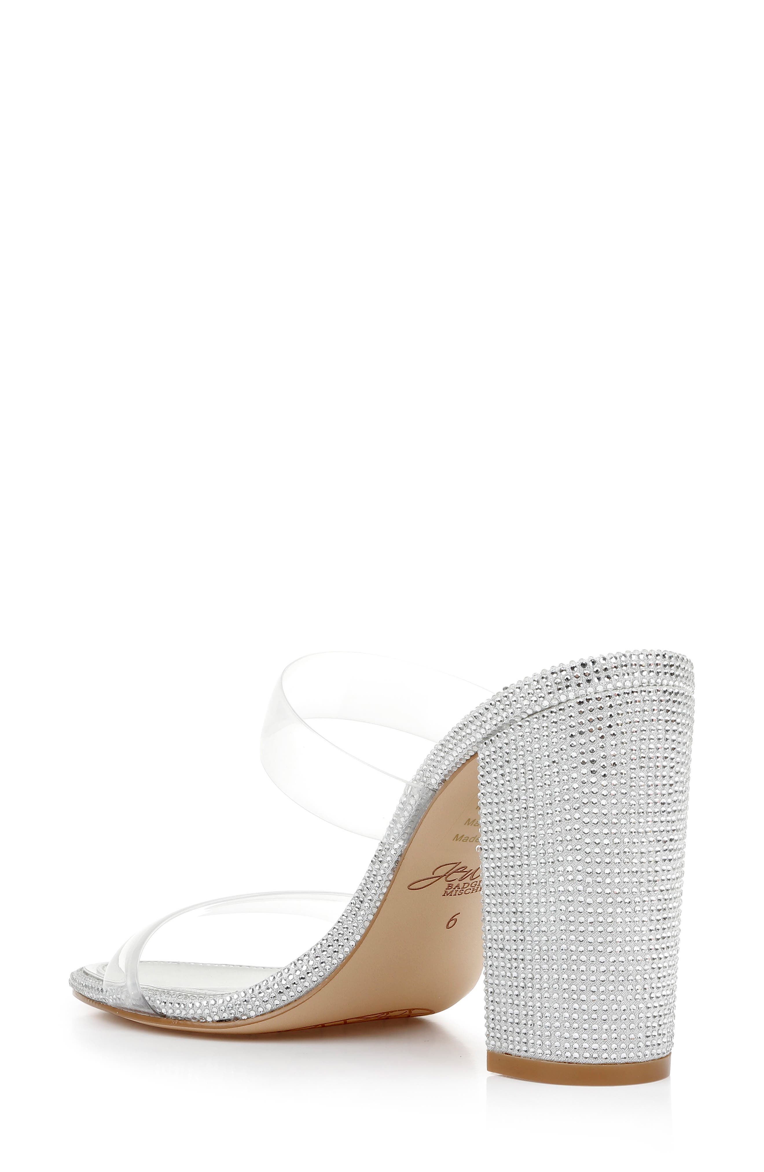 Jewel Badgley Mischka Lucero Sandal, Alternate, color, Clear