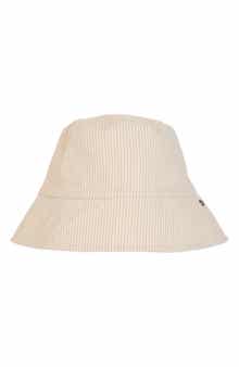 Vince Stripe Canvas Bucket Hat