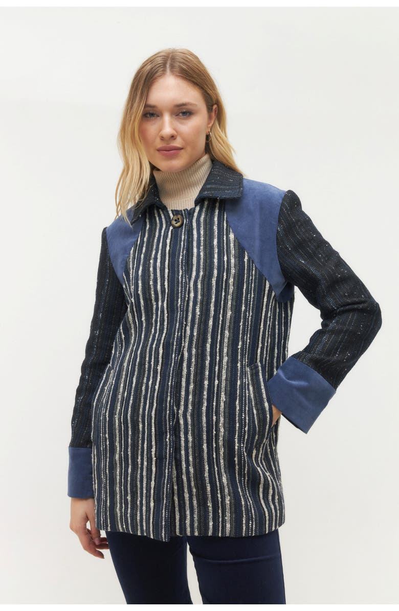 Margo Baridon Pond Coat, Main, color, Blue