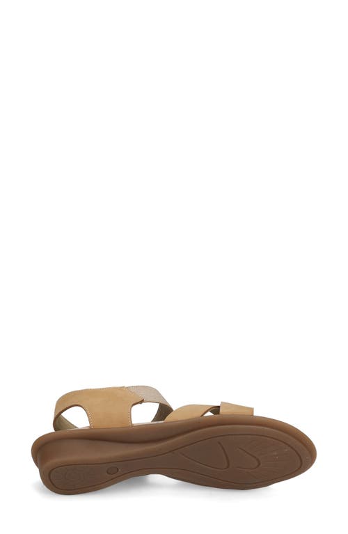 Sesto Meucci Euna Wedge Sandal In Sand