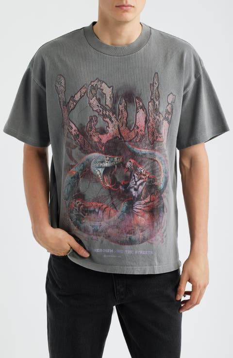 Knotted Ekcess Oversize Graphic T-Shirt