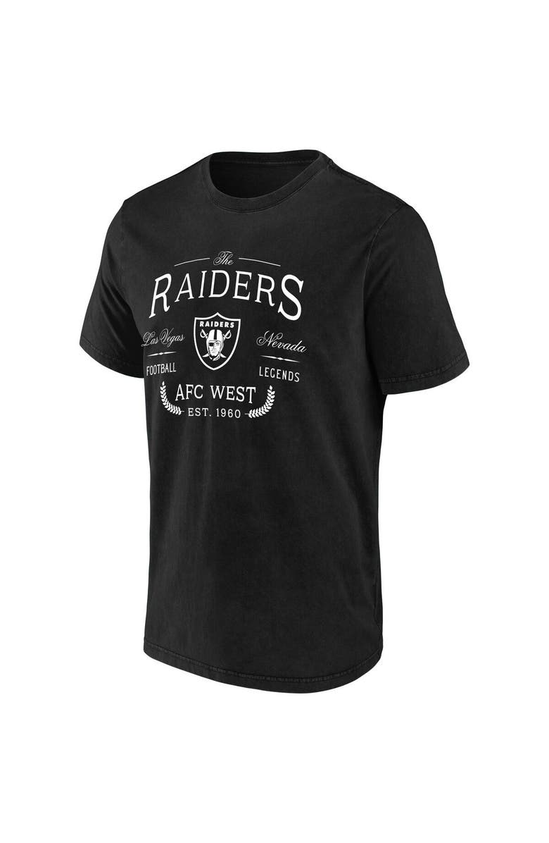 NFL X DARIUS RUCKER Men's NFL x Darius Rucker Collection by Fanatics Black Las Vegas Raiders T-Shirt, Alternate, color,