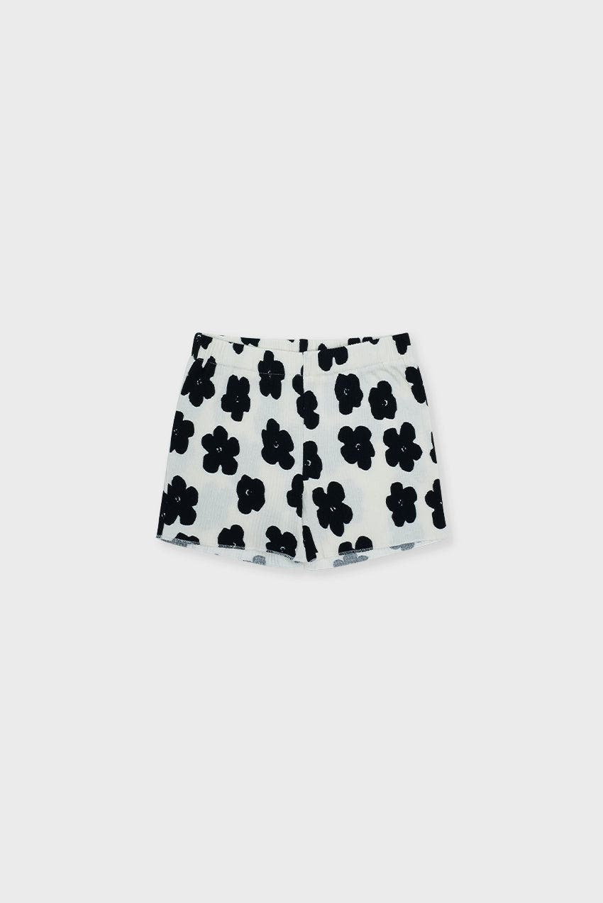 selected Off White with Flower Print
