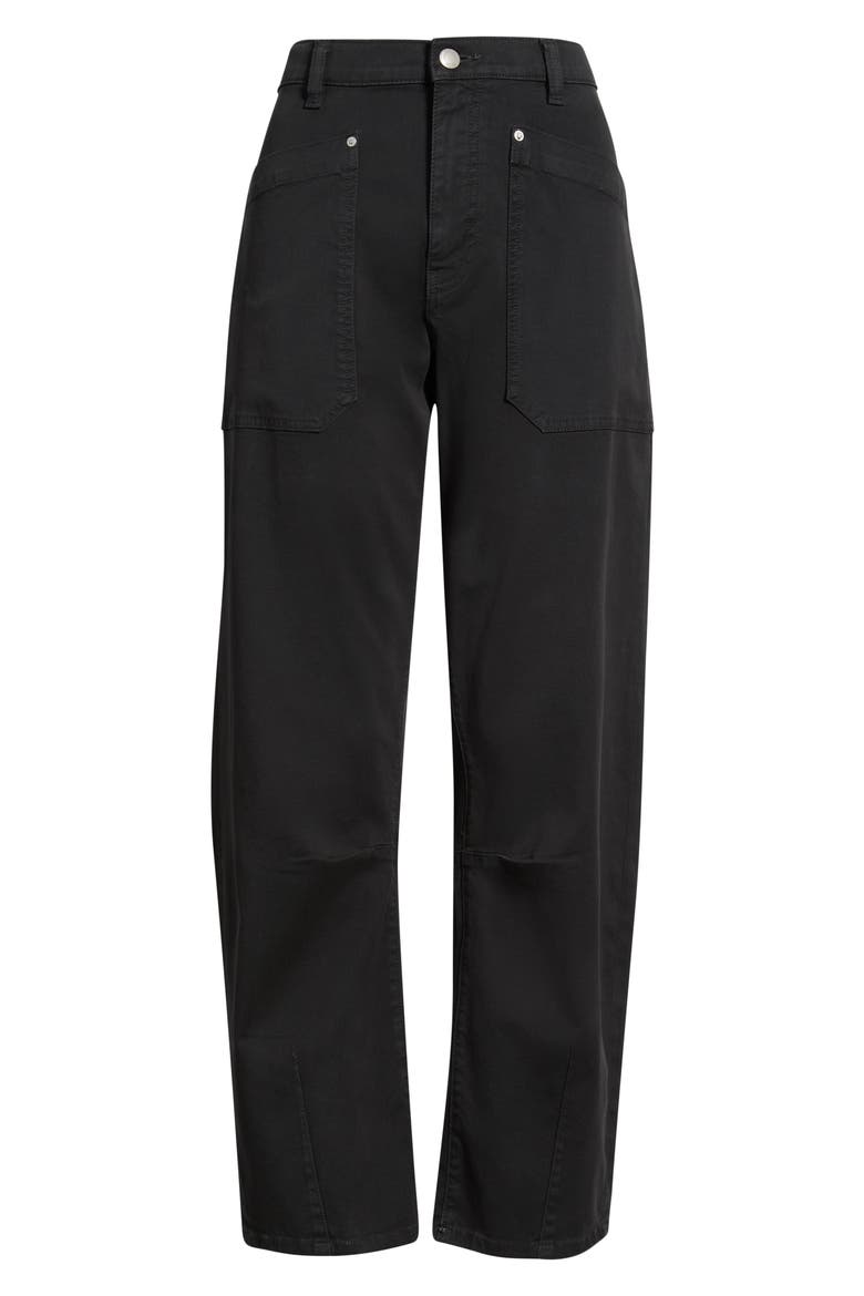 Billie High Waist Barrel Leg Jeans, Alternate, color, DARK CINDER