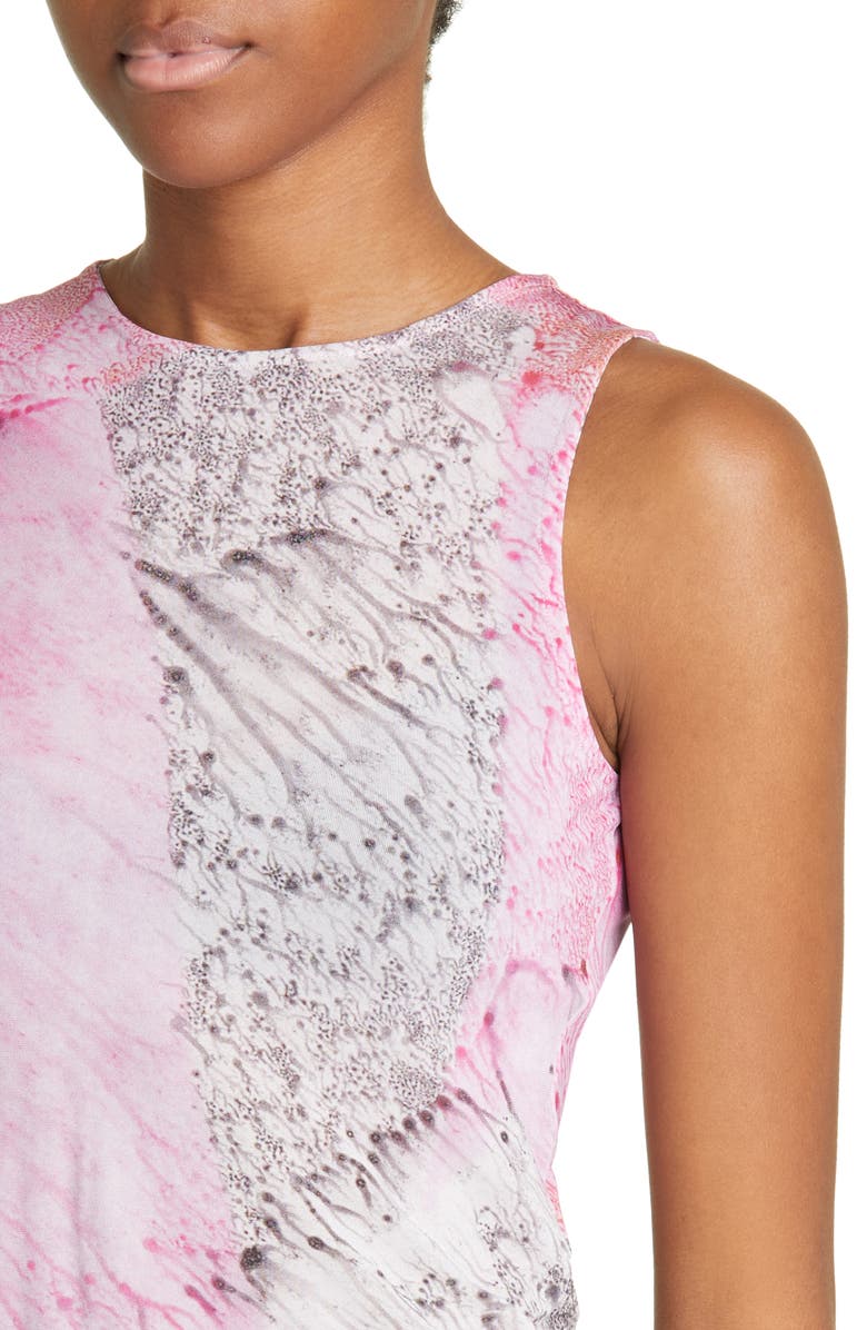Paloma Wool Cisko Delicate Sheer Abstract Print Tank, Alternate, color, 