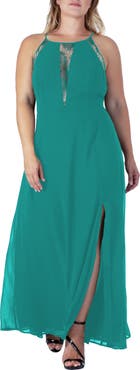 Standards & Practices Lace Detail Maxi Dress
