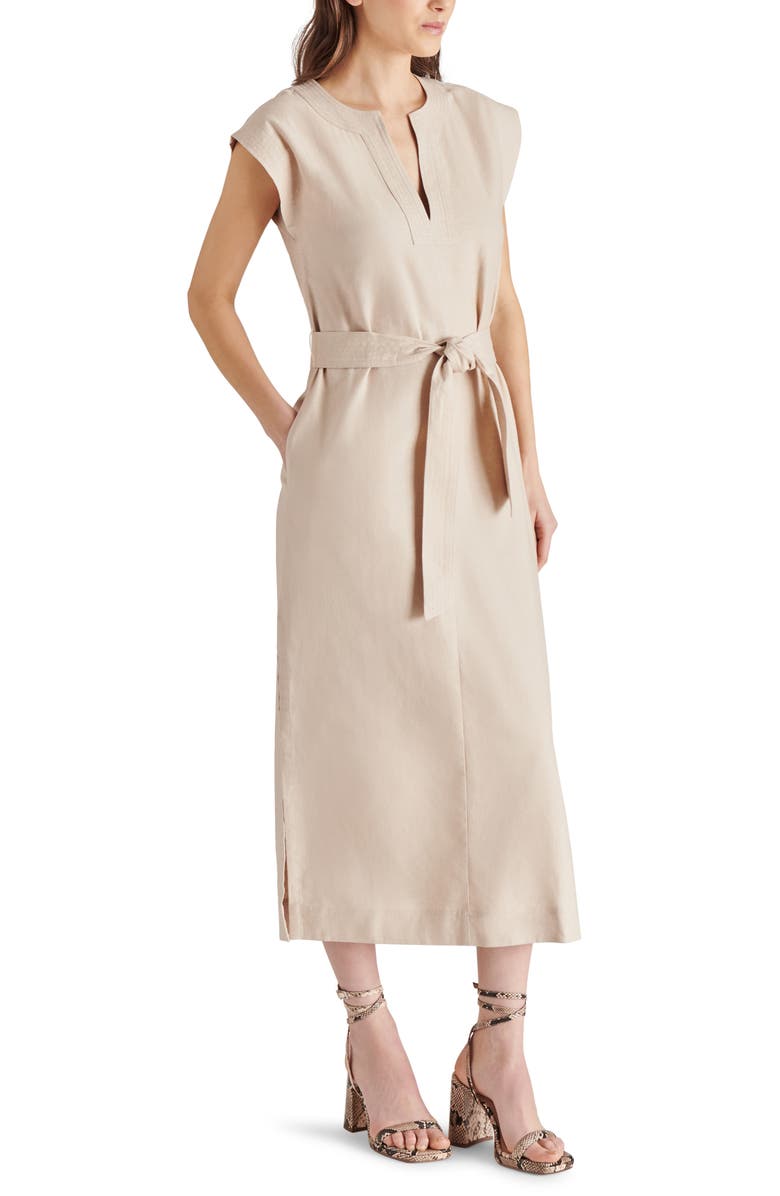 Steve Madden Aeris Cotton Midi Dress, Alternate, color,