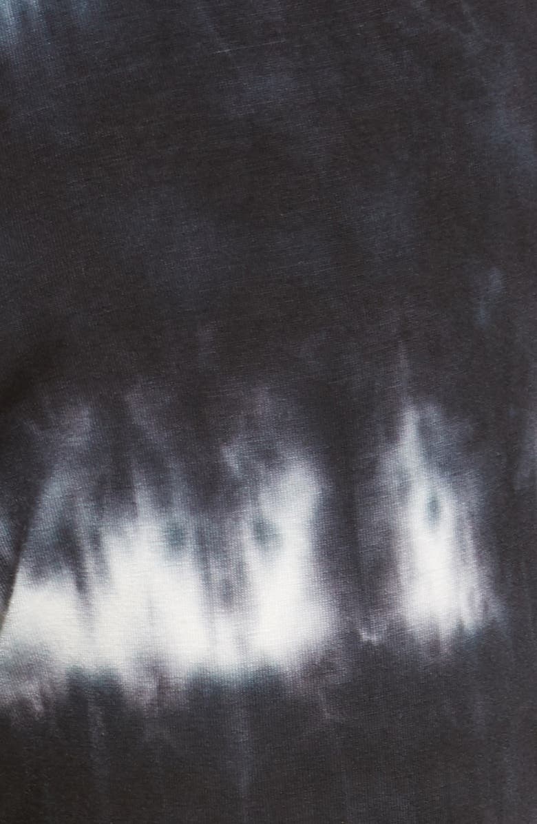 Fraiche by J Tie Dye Cami Jumpsuit, Alternate, color, Black