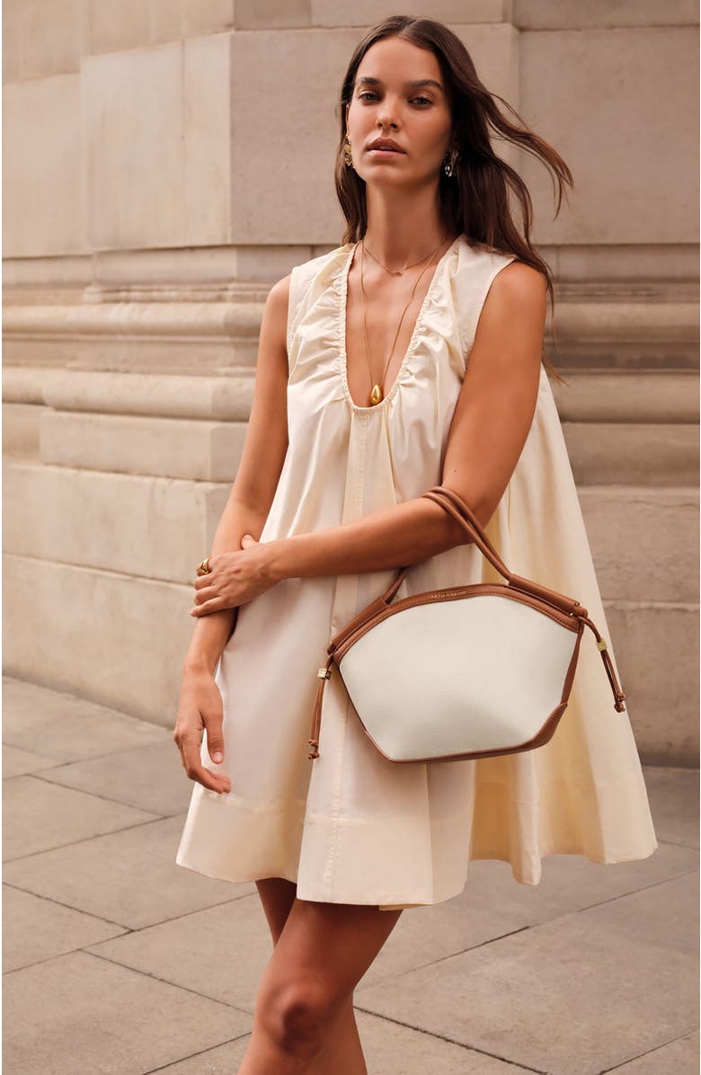 Katie Loxton Florence Mini Tote Bag, Alternate, color, Cognac