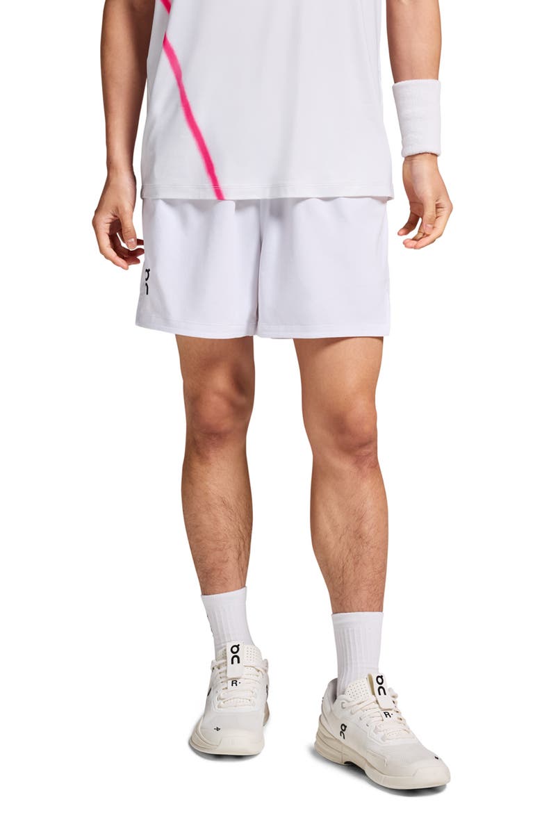 Court Shorts, Main, color, WHITE