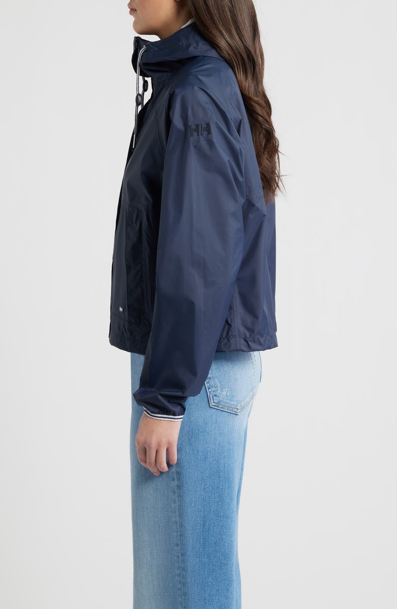 Helly Hansen Koster 2.5-Layer Waterproof/Windproof Rain Jacket, Alternate, color, Navy