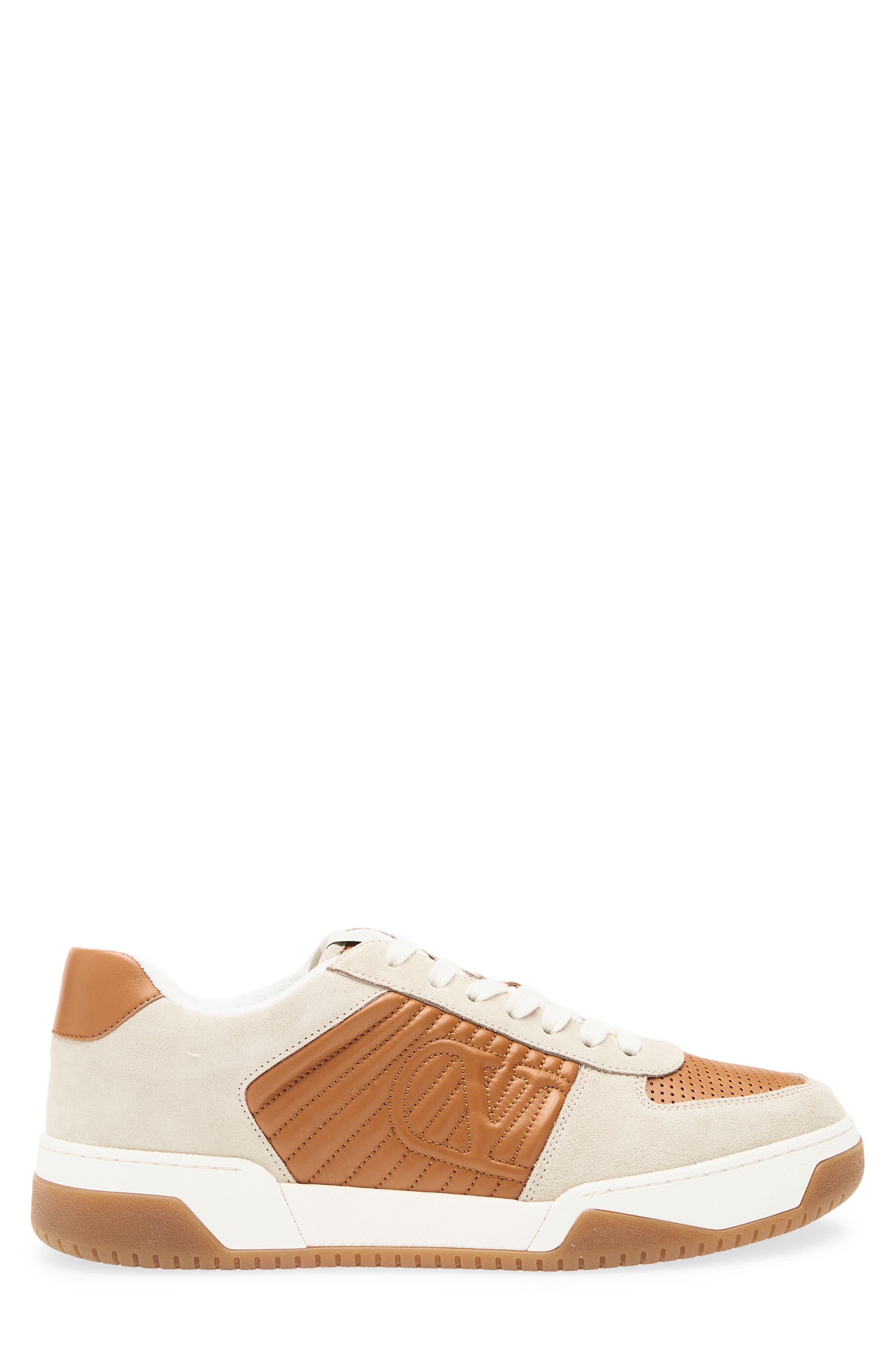 Sparry Low Top Sneaker, Alternate, color, BROWN MULTI