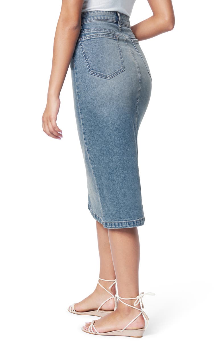 Joe's The A-Line Cutoff Denim Pencil Skirt, Alternate, color, 