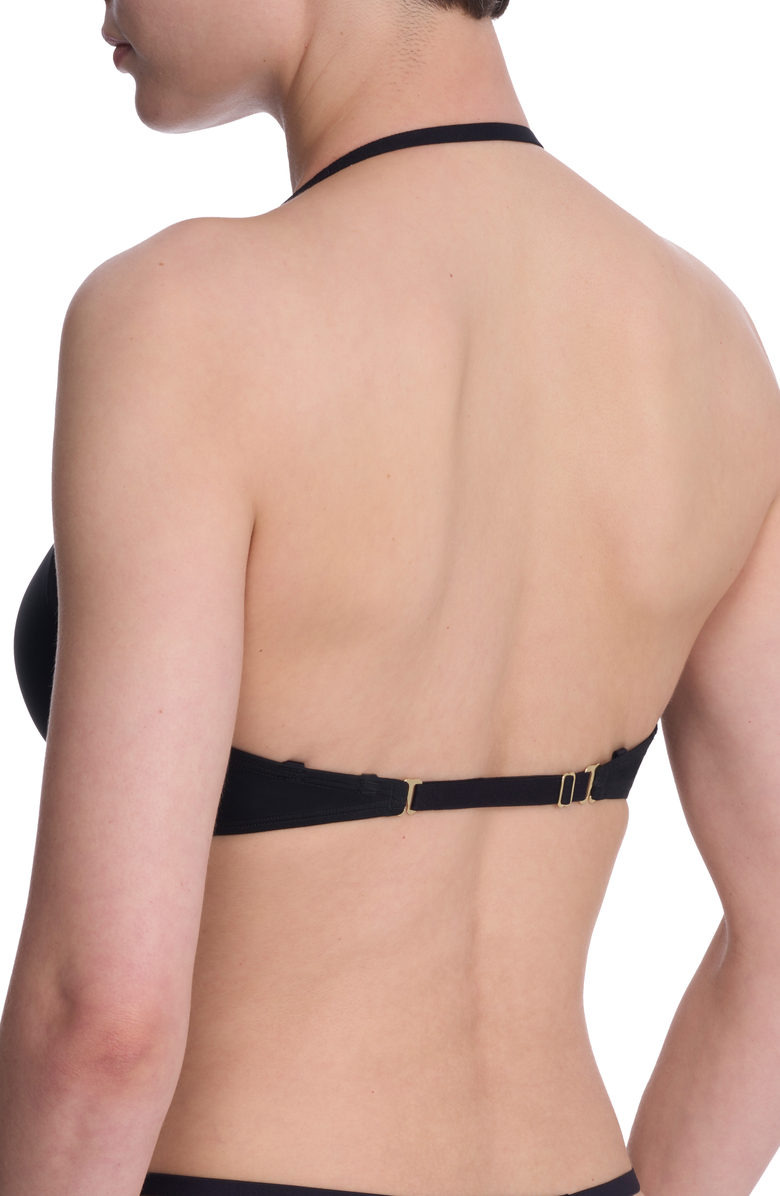 Natori Verge Convertible Plunge T-Shirt Bra, Alternate, color, Black