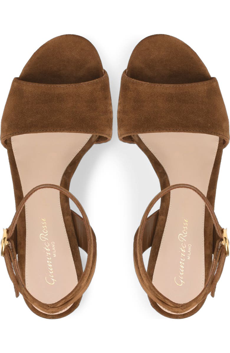 Gianvito Rossi Ardèa Sandals, Alternate, color, Brown Leather