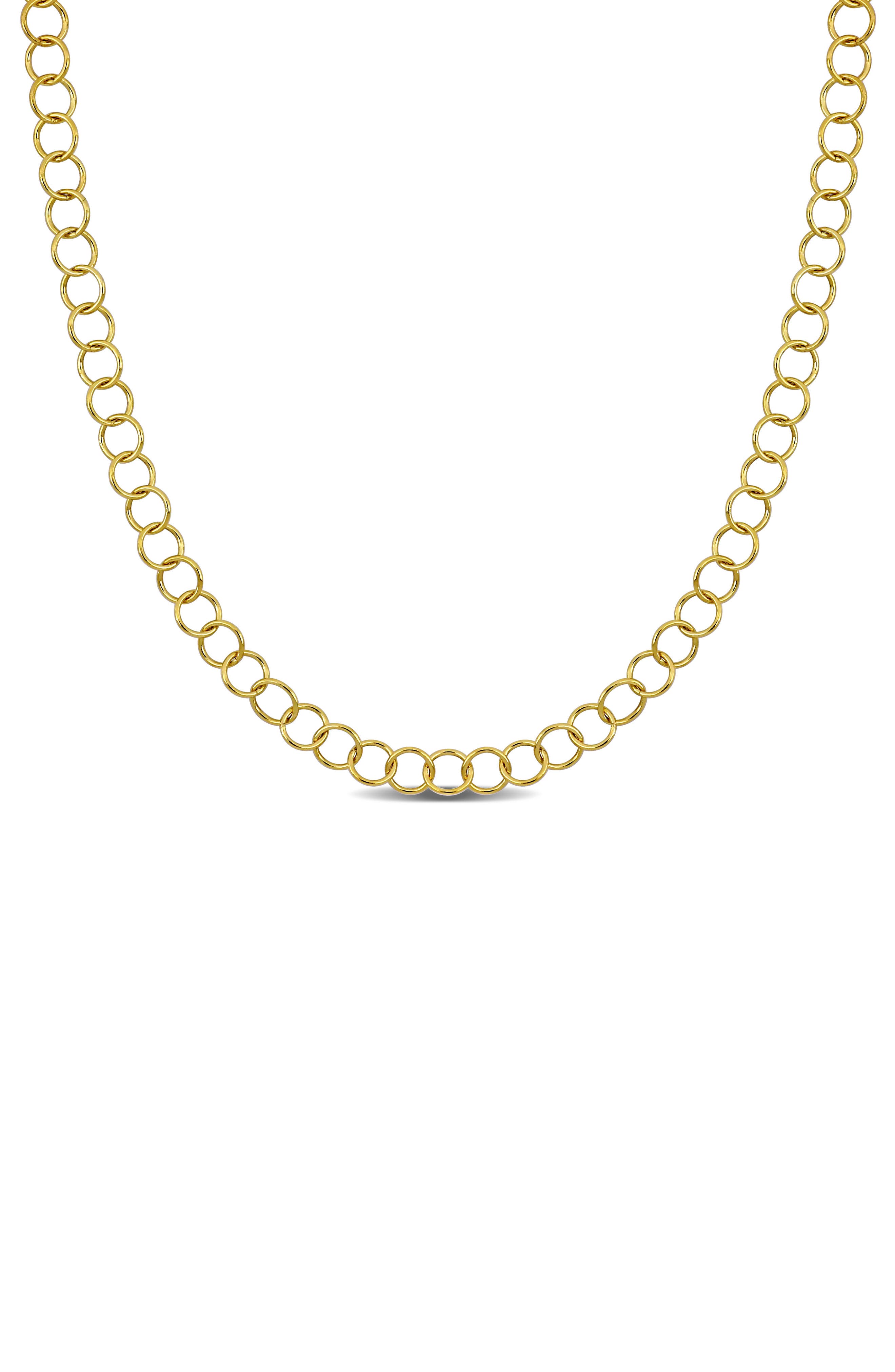 DELMAR Rolo Chain Necklace, 4mm