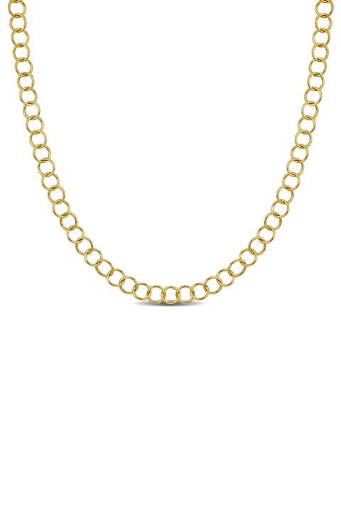 Rolo Chain Necklace, 4mm