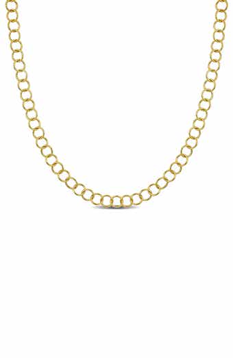 Rolo Chain Necklace, 4mm