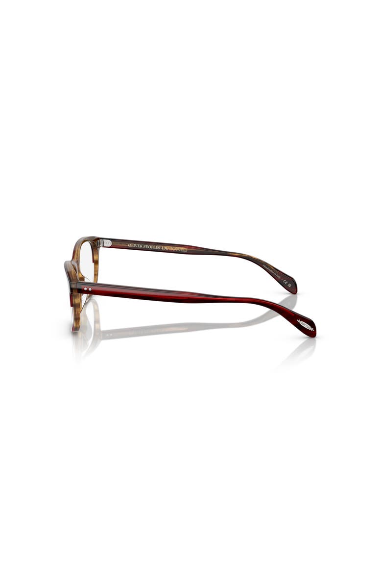 52mm Square optical glasses, Alternate, color, Red