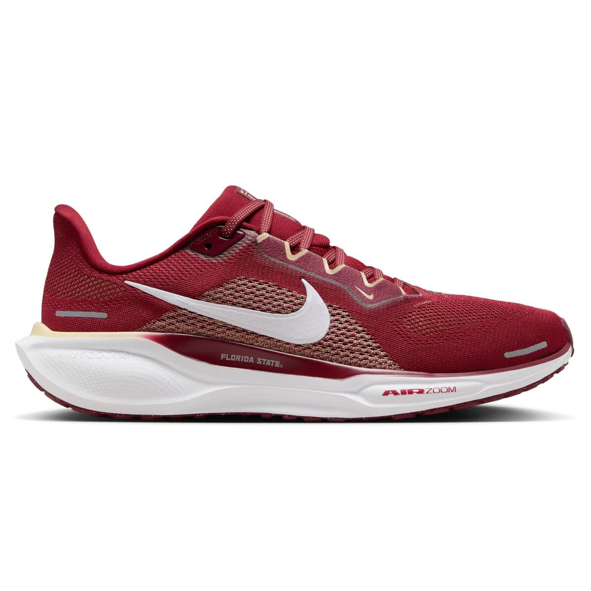 Nike Unisex Nike Garnet Florida State Seminoles Zoom Pegasus 41 Running Shoes, Main, color, 