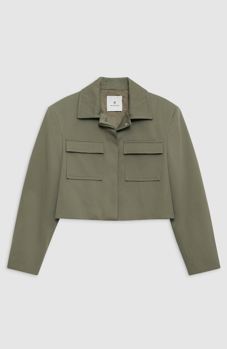 ANINE BING Olive Dayton Jacket, Alternate, color, Olive