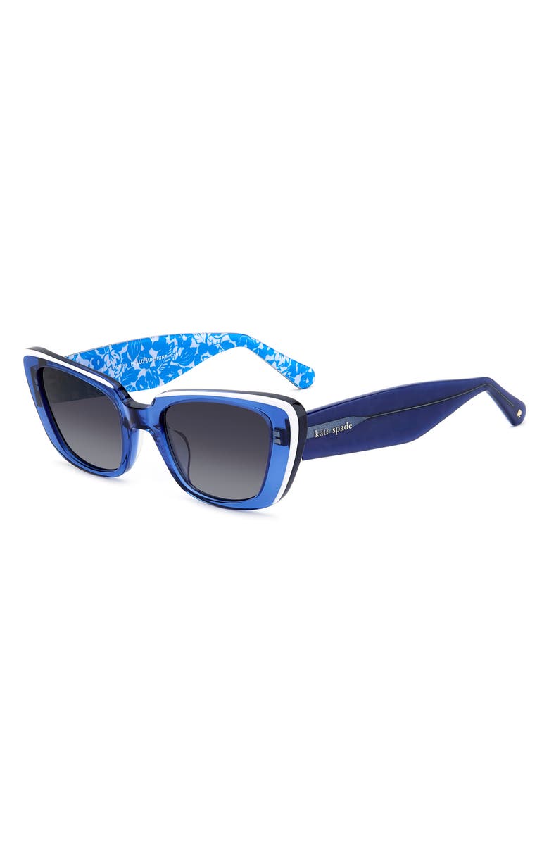 Kate Spade 51mm fabia cat eye sunglasses, Alternate, color,