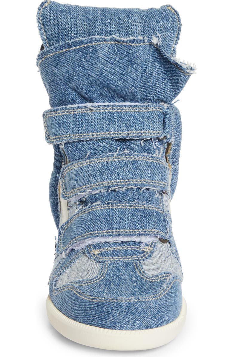 Isabel Marant Bekett Hidden Wedge High Top Sneaker, Alternate, color,