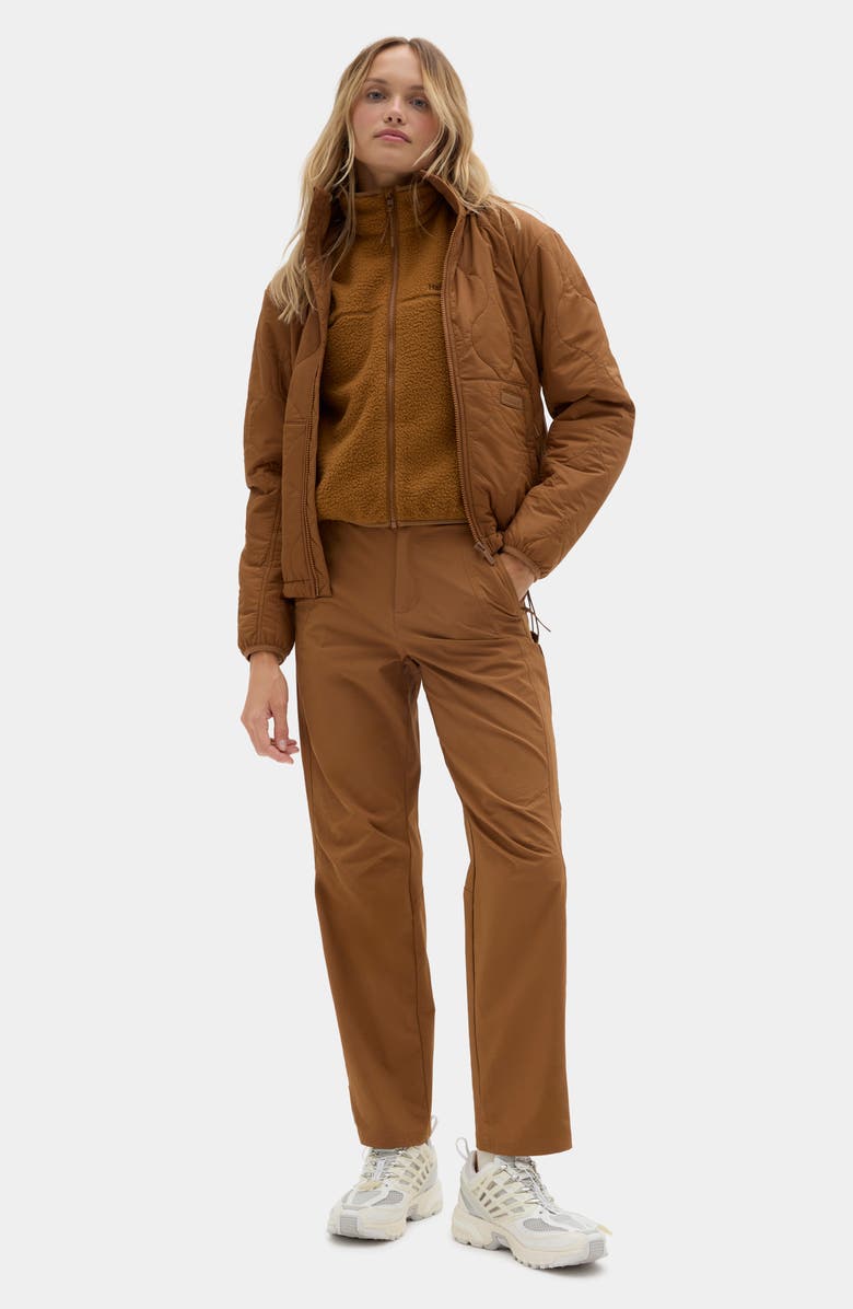 Halfdays Chapelle Water Repellent Fleece Jacket, Alternate, color, Nuthatch