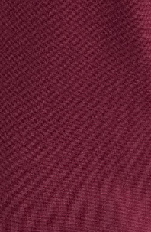 Anne Klein Womens Double Button Triple Pocket Peak Lapel Jacket Sequined Short Sleeve Triple Mesh Top Solid Wid In Burgundy