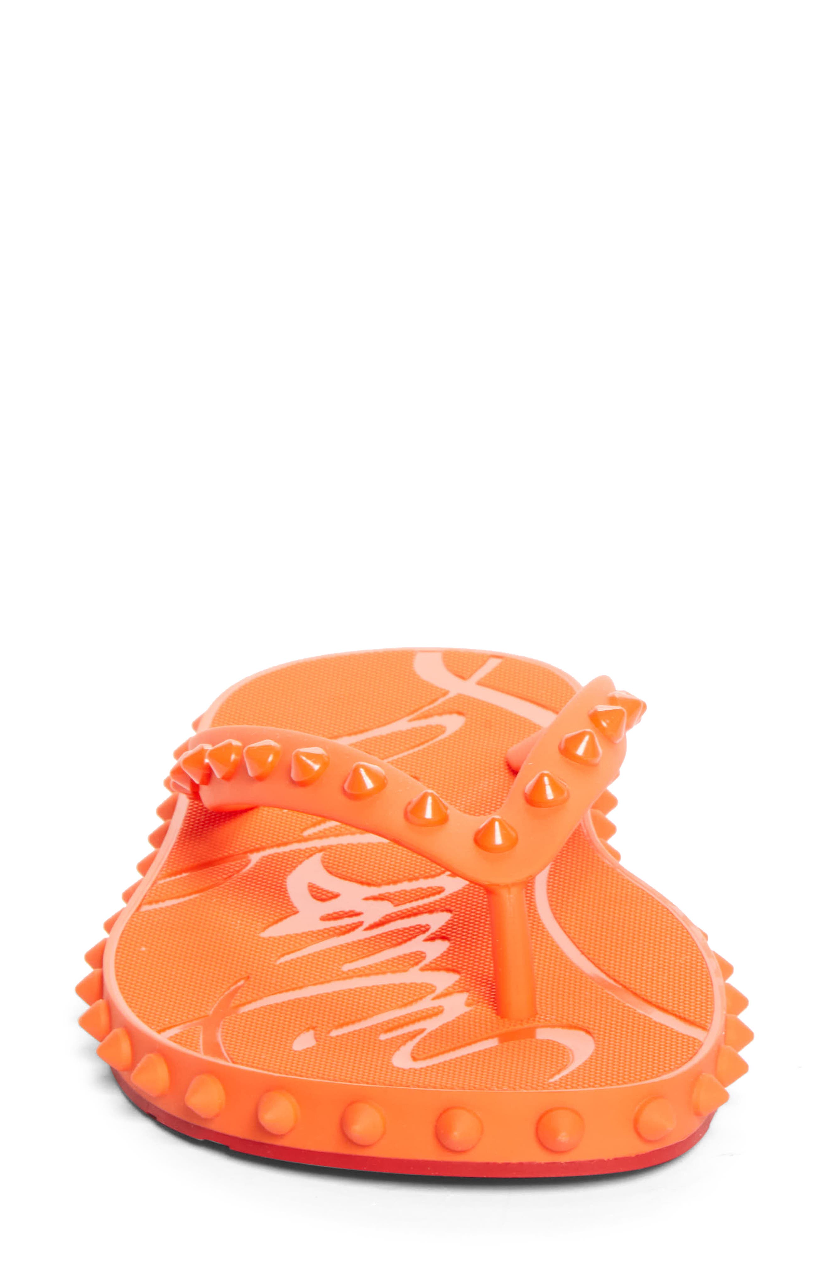 Christian Louboutin Super Loubi Flip Flop, Alternate, color, Caruzo