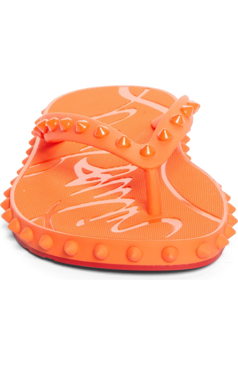 Christian Louboutin Super Loubi Flip Flop, Alternate, color, Caruzo