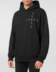 PHILIPP PLEIN Hoodie Sweatshirt Gothic Plein Men