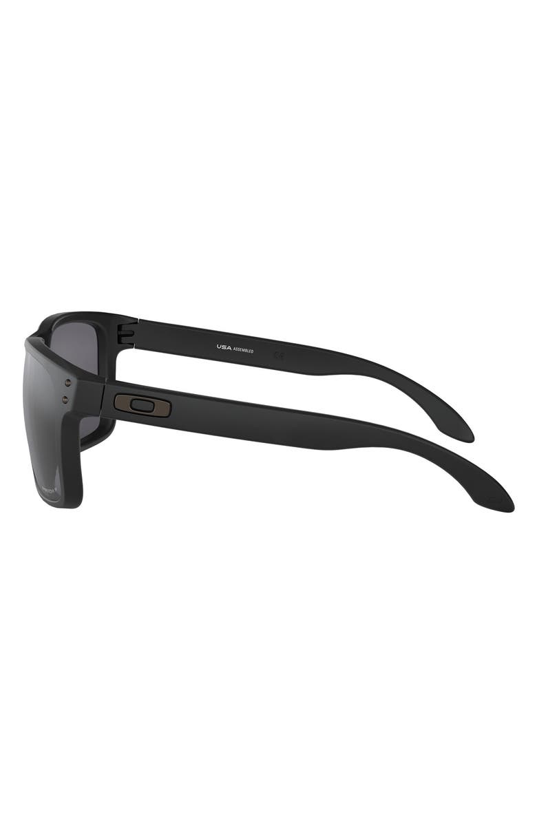 Oakley 59mm Polarized Square Sunglasses, Alternate, color, Black