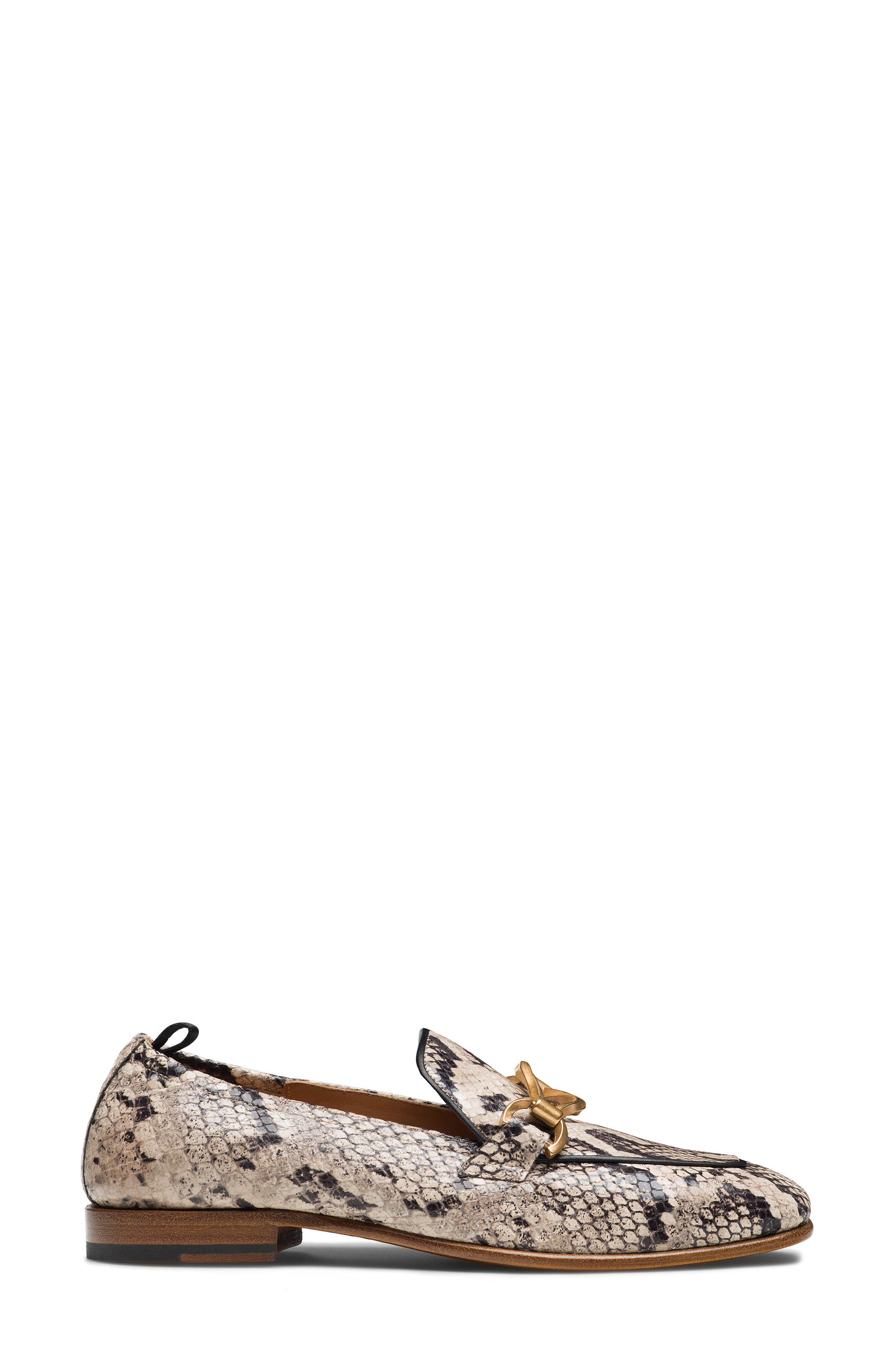Magnanni Priscilla Python Embossed Leather Loafer, Alternate, color, Faux Python