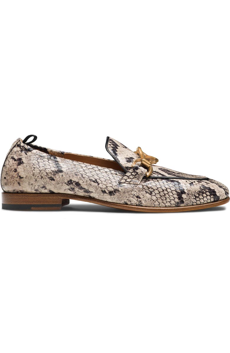 Magnanni Priscilla Python Embossed Leather Loafer, Alternate, color, Faux Python