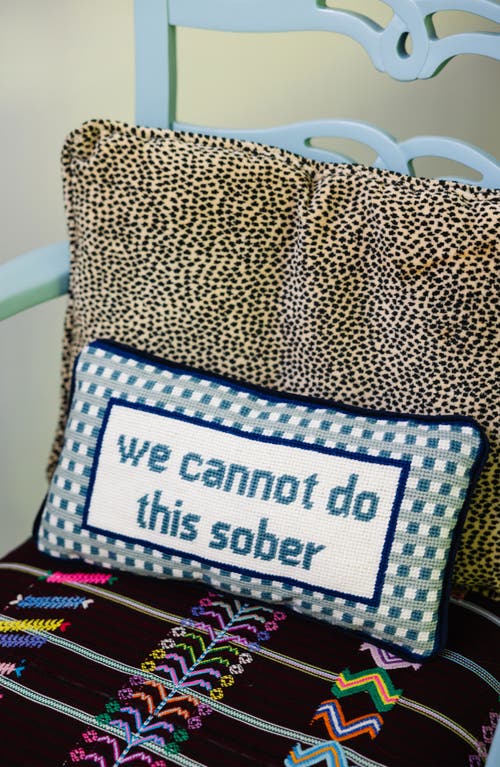 Furbish Needlepoint Pillow In Multi