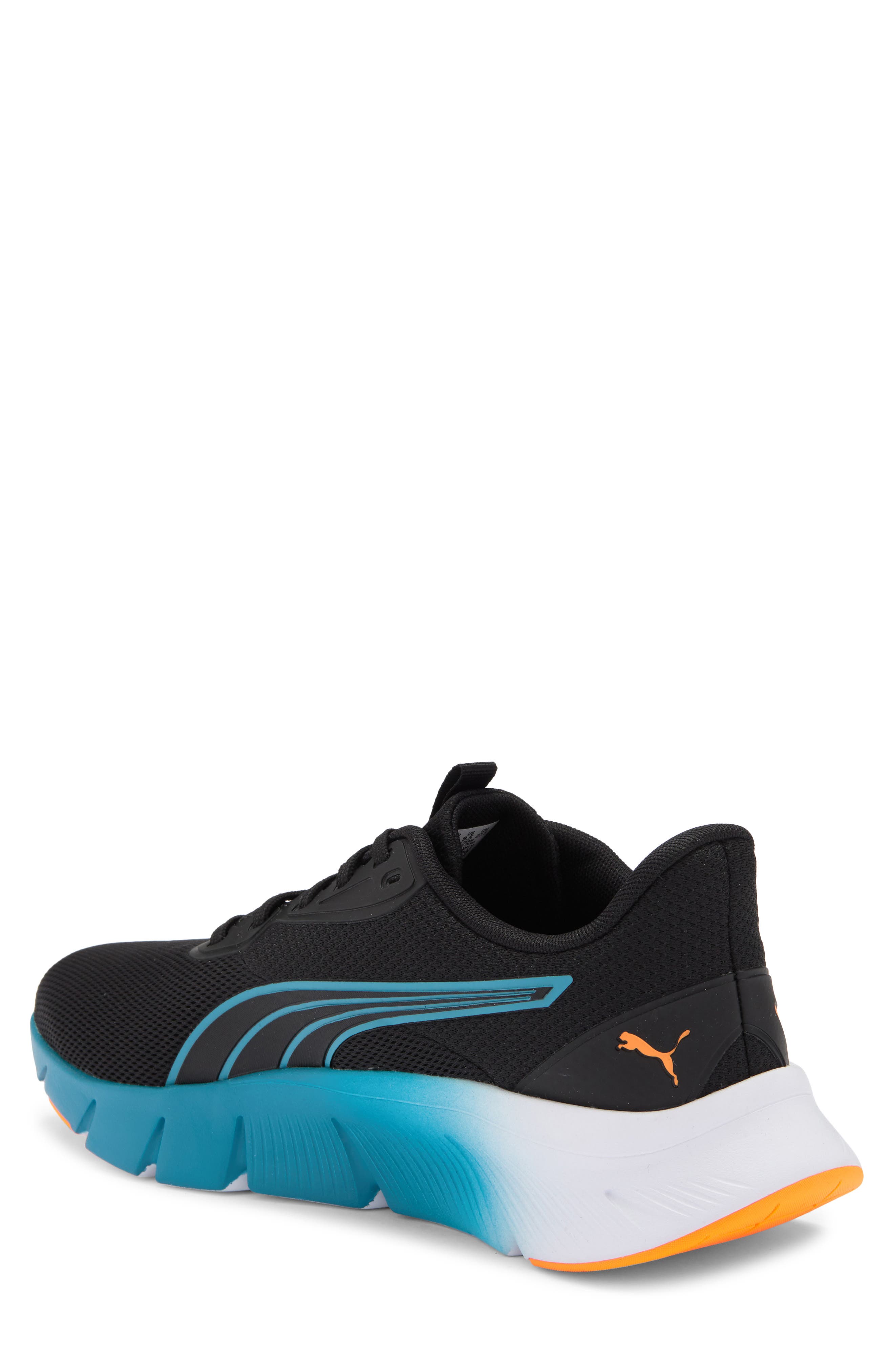 PUMA FlexFocus Lite Modern Sneaker, Alternate, color, Puma Black-Heat Fire