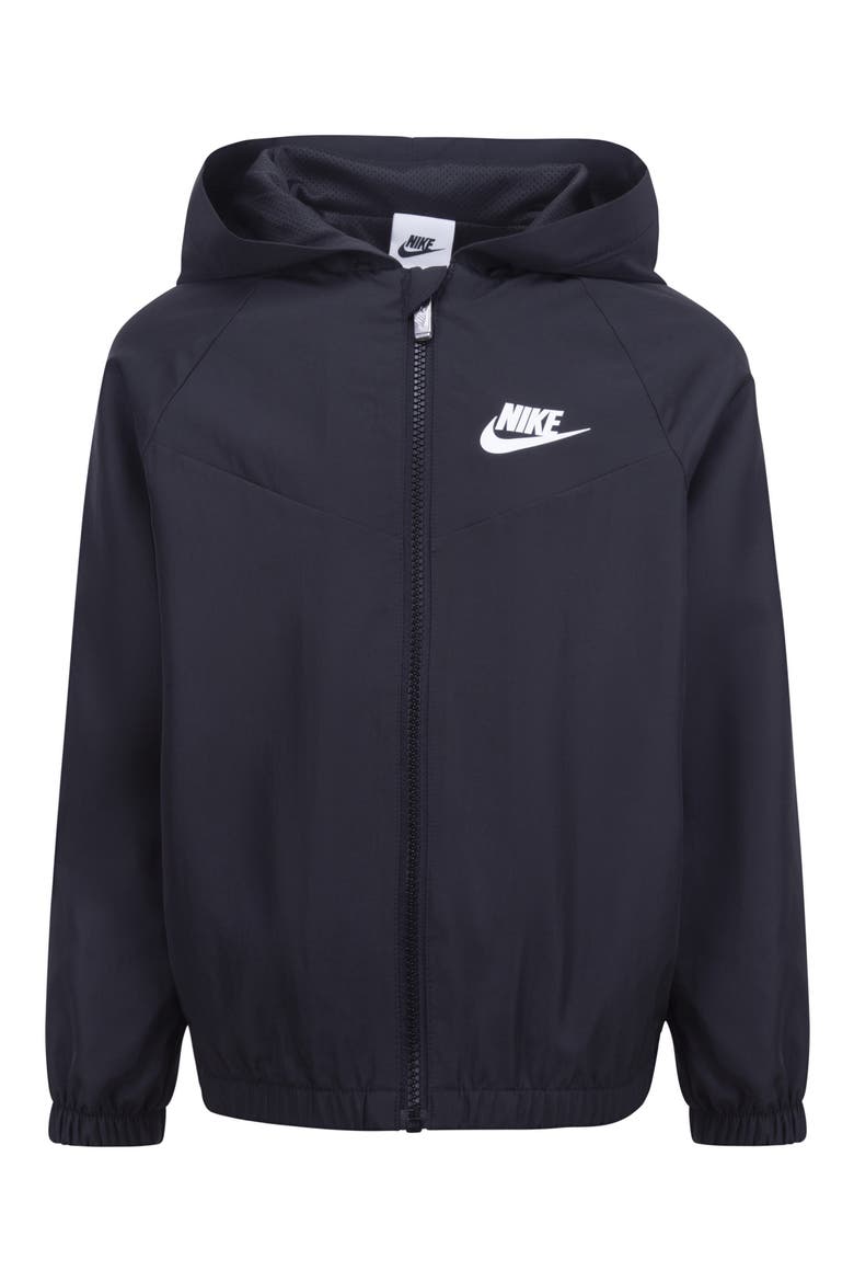 Kids' Split Futura Raglan Windrunner Jacket, Main, color, BLACK