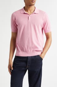 John Smedley Calun Textured Sea Island Cotton Polo