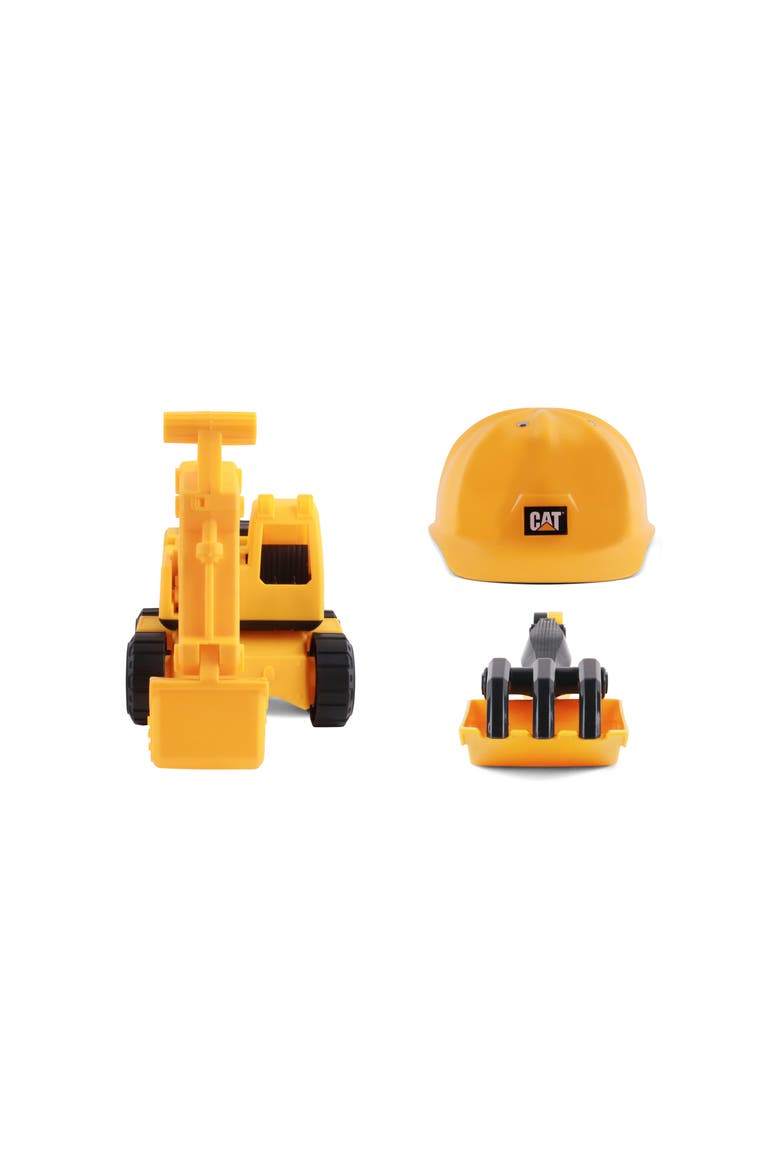 Funrise Cat Construction Fleet Sand Set, Excavator, Alternate, color, Multicolored
