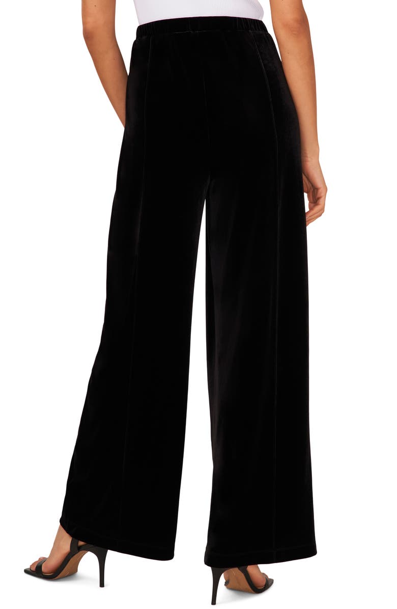 Halogen<sup>®</sup> Wide Leg Velvet Pants, Alternate, color,