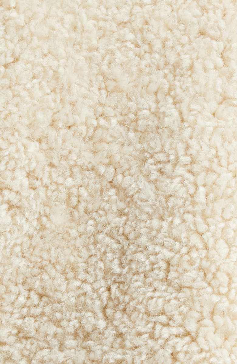 Cinq à Sept Naia Faux Shearling Jacket, Alternate, color, Ivory/ Dark Sepia